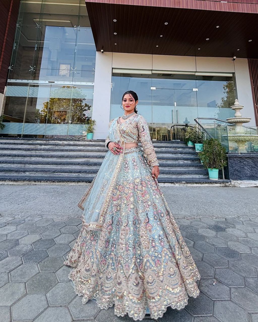 premium Lehenga Coding Sequins work and designer lehenga perfect fit for you