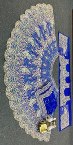 Royal blue colour premium Coding Sequins work and designer lehenga perfect fit for you