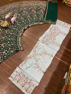 Emerald Royal Garden Embroidered Lehenga Choli